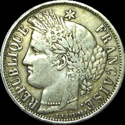 5 Francs Cérès 1870 K M