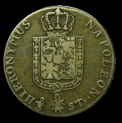 ROYAUME DE WESTPHALIE 24 Mariengroschen 1810 Brunswick