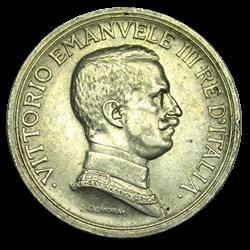 Victor Emmanuel III 2 Lire 1914 R