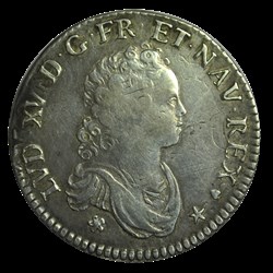 LOUIS XV 40 sols de Strasbourg 1716 BB