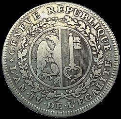 Republique de Geneve - Thaler 1795 Geneve