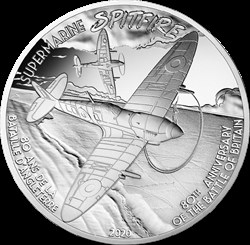 10 euro Argent Spitfire