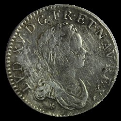 LOUIS XV Demi-écu dit vertugadin 1716 M
