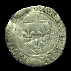 CHARLES VI Demi-Guénar , Tournais (12)