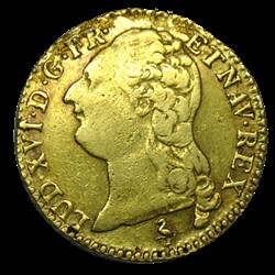 Louis XVI Louis D'Or Au Buste Nu 1786 A