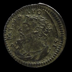 Clément XI , quattrino 1711 St Paul