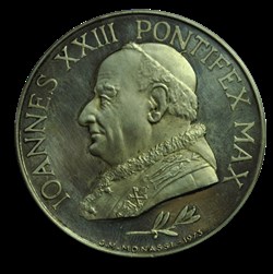 Jean XXIII medaille du 10 eme anniversaire 1973