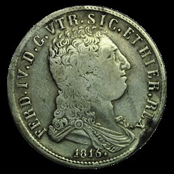ROYAUME DE NAPLES - FERDINAND IV 120 Grana 1816