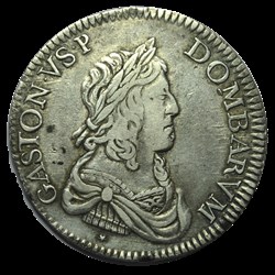 GASTON D'ORLÉANS Écu d’argent