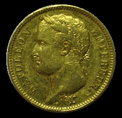 40 Francs Napoléon Tête Laurée 1808 W