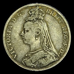 VICTORIA Crown (couronne), Jubilee Head 1889