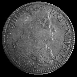 LOUIS XIV Écu aux huit L, 1690 A