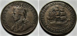 George V - One Penny 1924 - South Africa