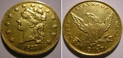 1837 - 2.5 Dollars Classic Head