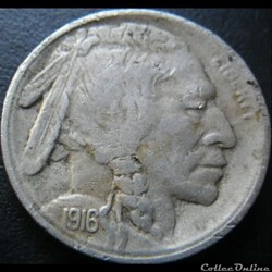 1916 San Francisco 5 Cents - Error Die Clash