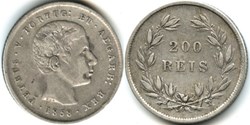 Pedro V of Portugal - 200 Reis 1858