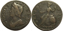 George II - Half Penny 1732 Great Britain