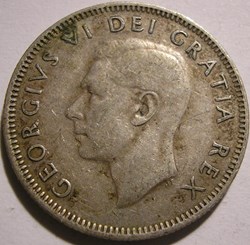 George VI - 25 Cents 1951