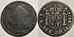 ½ Real 1790 Potosi - Carlos IV de España