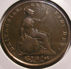William IV - HalfPenny 1831 Kingdom of Great Britain (ex.2)