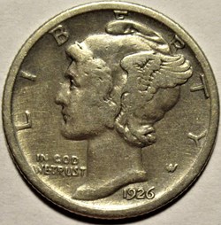 1926 Denver Dime