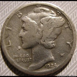 1924 San Francisco Dime