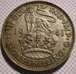 George VI - One Shilling 1941 - England