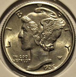 1926 Dime