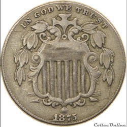 1875 5 Cents