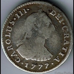 Peru - 1 Real 1777 Lima - Carlos III de España