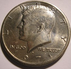1971 Denver Half Dollar