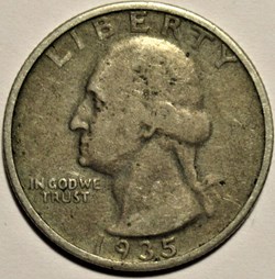 1935 San Francisco Quarter Dollar