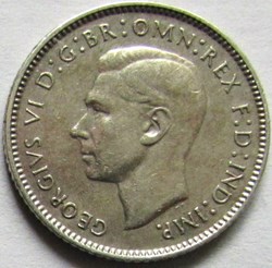 George VI - 6 Pence 1944 S - Australia
