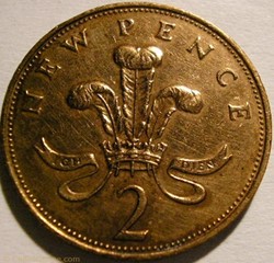 Elizabeth II - 2 New Pence 1971 - UK