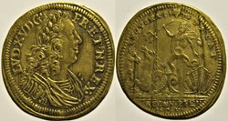 Louis XV - c.1750, Marine - Rechenpfennig par J.G. Holtzey