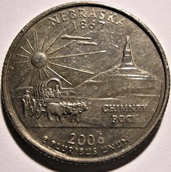 2006 P Quarter Dollar - Nebraska State
