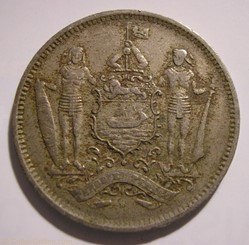 British North Borneo Co - Five Cents 1903 H - Borneo