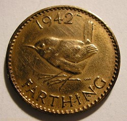George VI - One Farthing 1942 - Great Britain