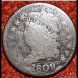1809 Classic Head Half Cent