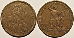 Louis XV - 1738, Jeton - Bâtiments du Roi