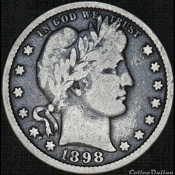 1898 Quarter Dollar