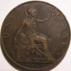 Edward VII - One Penny 1903 - United Kingdom