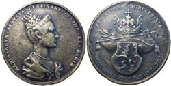 Medal 1836 Prague - Coronation of Maria Anna of Savoy, Austrian Empress