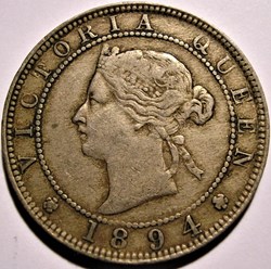 Victoria - One Penny 1894 - Jamaica Island
