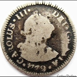 Guatemala - 1/2 Real 1772 G P - Carlos III de España