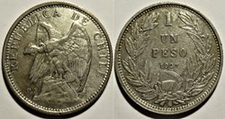 Chile - Un Peso 1927 Santiago