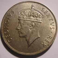George VI - 1 Shilling 1949 - East Africa