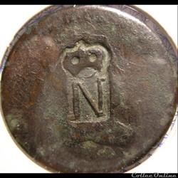 Napoléon Ier - Sou Marqué - Saint-Domingue 1808-1809
