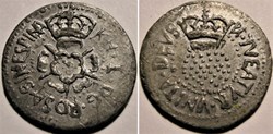 King James I Stuart - Half Groat sealed lead