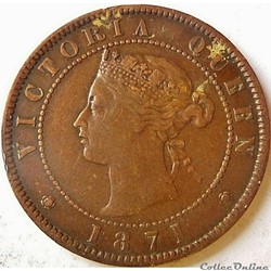 Victoria - One Cent 1871 - Prince Edward Island (ex2)